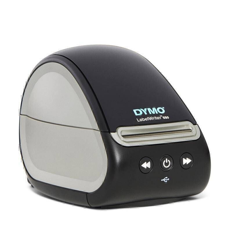 Dymo LabelWriter 550 label printer on a white background